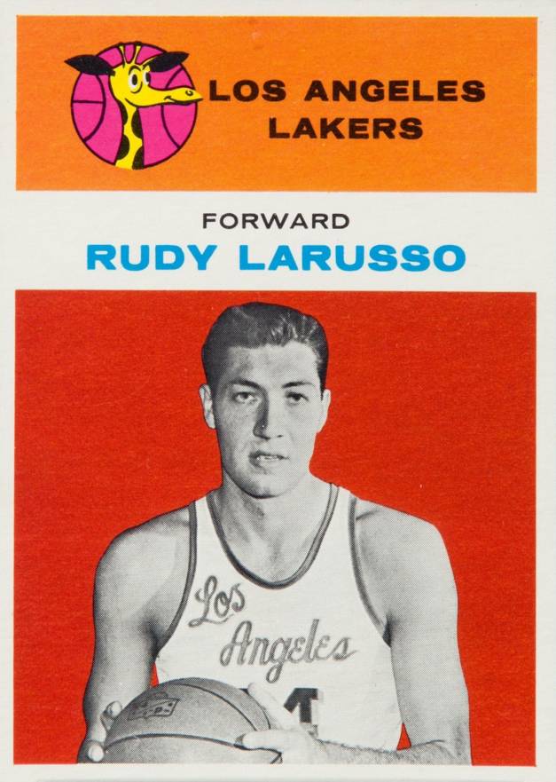1961 Fleer Rudy LaRusso #26 Basketball Card