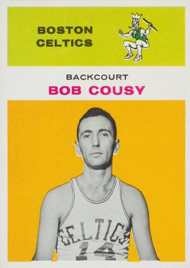 1961 Fleer Bob Cousy #10 Basketball Card