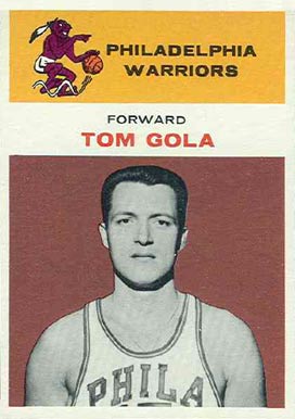 1961 Fleer Tom Gola #14 Basketball Card