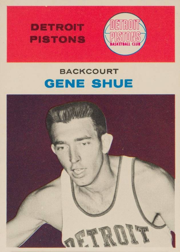 1961 Fleer Gene Shue #41 Basketball Card