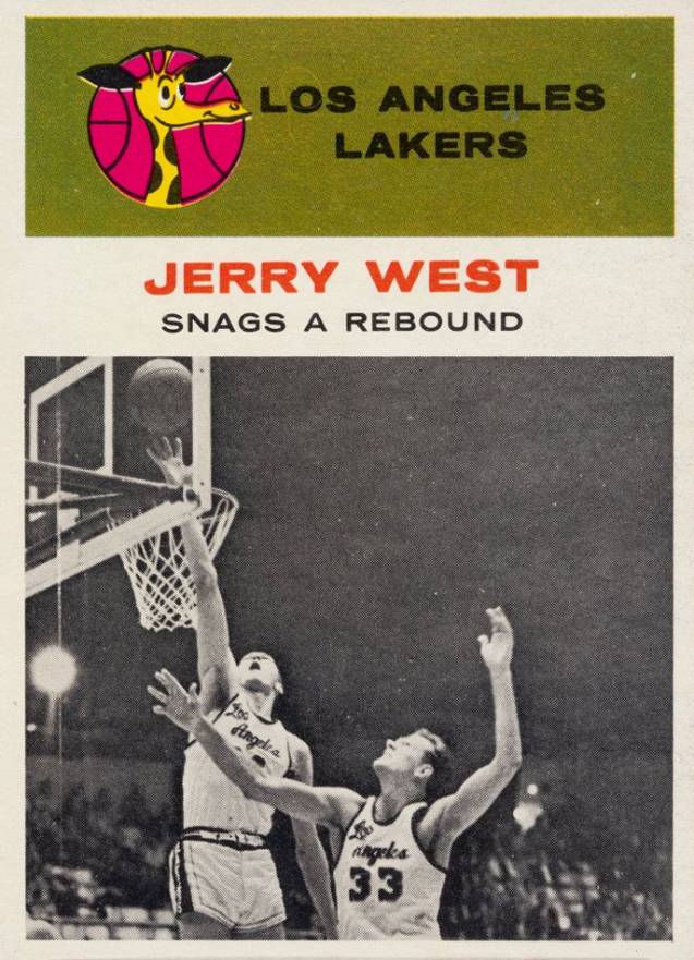 1961 Fleer Jerry West #66 Basketball Card