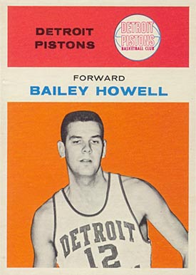 1961 Fleer Bailey Howell #20 Basketball Card