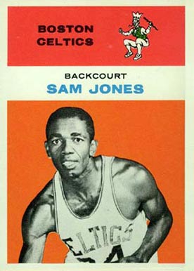 1961 Fleer Sam Jones #23 Basketball Card