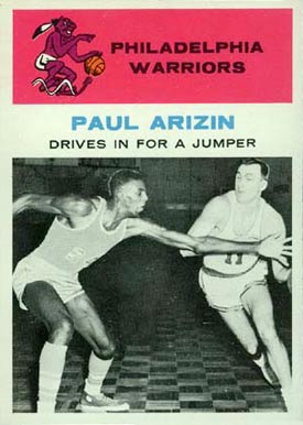 1961 Fleer Paul Arizin #45 Basketball Card