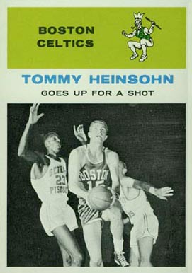 1961 Fleer Tom Heinsohn #54 Basketball Card
