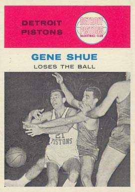 1961 Fleer Gene Shue #64 Basketball Card