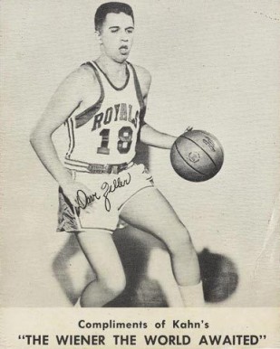 1961 Kahn's Wieners Dave Zeller # Basketball Card