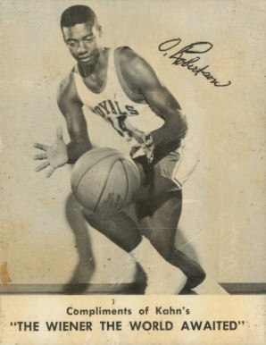 1962 Kahn's Wieners Oscar Robertson # Basketball Card