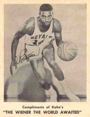 1963 Kahn's Wieners Oscar Robertson # Basketball Card