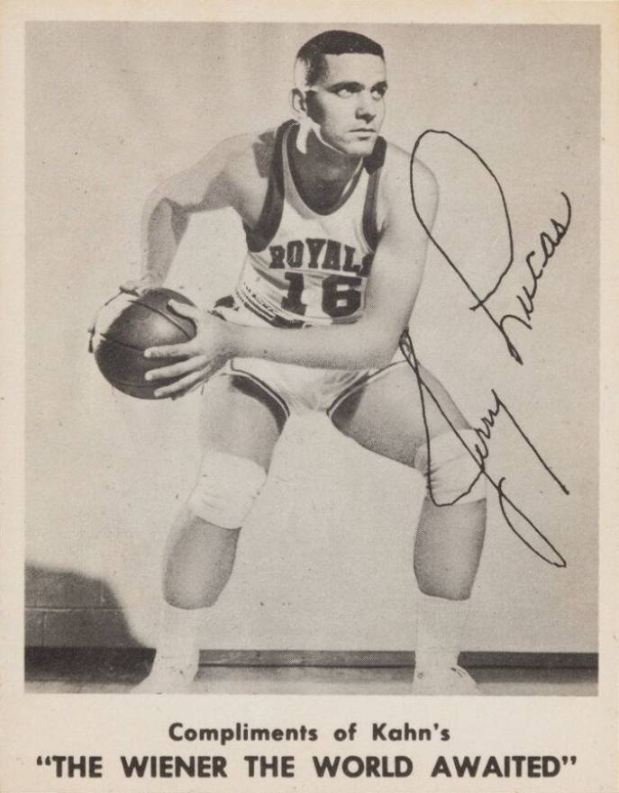 1963 Kahn's Wieners Jerry Lucas # Basketball Card