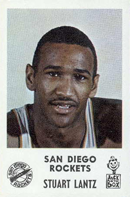 1968 Jack in the Box San Diego Rockets Stu Lantz # Basketball Card