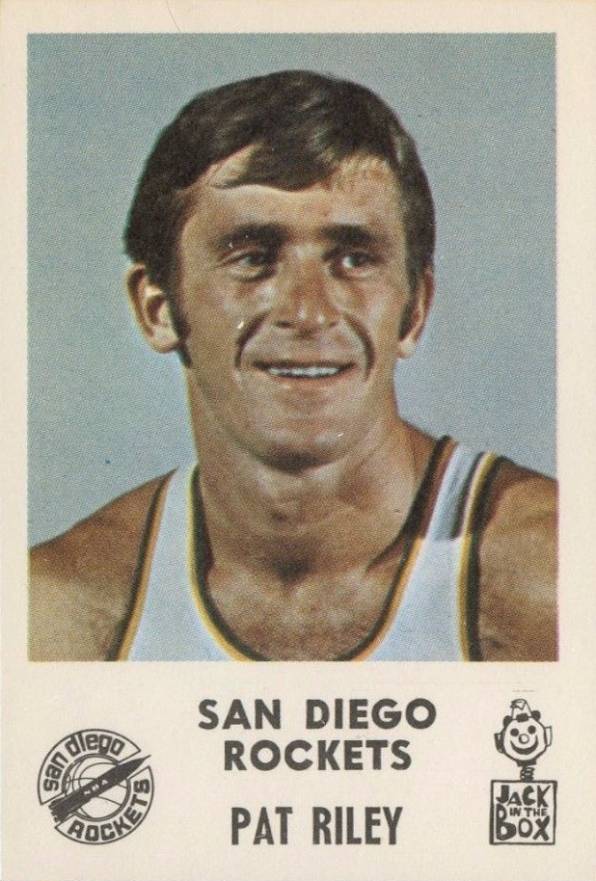 1968 Jack in the Box San Diego Rockets Pat Riley # Basketball Card