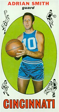 1969 Topps Adrian Smith #97 Basketball Card