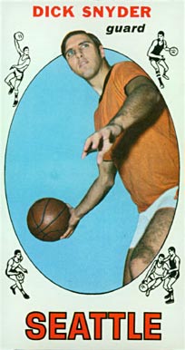 1969 Topps Dick Snyder #73 Basketball Card