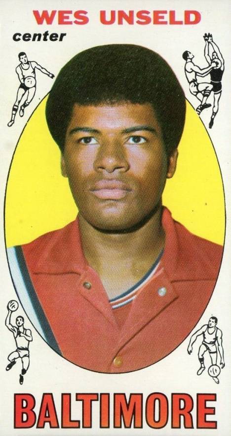 1969 Topps Wes Unseld #56 Basketball Card