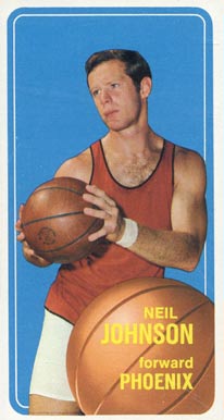 1970 Topps Neil Johnson #17 Basketball Card