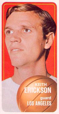 1970 Topps Keith Erickson #38 Basketball Card