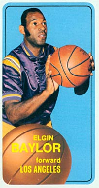 1970 Topps Elgin Baylor #65 Basketball Card