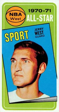 1970 Topps Jerry West (all-star) #107 Basketball Card