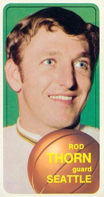 1970 Topps Rod Thorn #167 Basketball Card