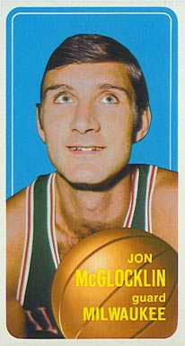1970 Topps Jon McGlocklin #139 Basketball Card