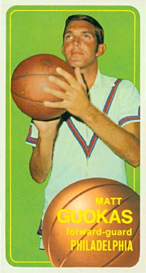 1970 Topps Matt Guokas #124 Basketball Card