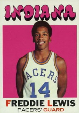 1971 Topps Freddie Lewis #204 Basketball Card