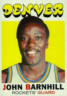 1971 Topps John Barnhill #222 Basketball Card