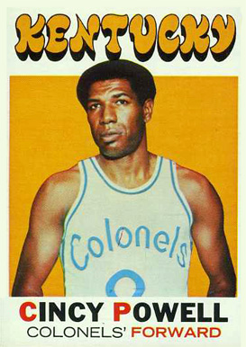1971 Topps Cincy Powell #207 Basketball Card