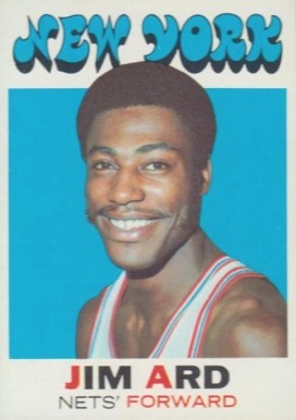 1971 Topps Jim Ard #191 Basketball Card