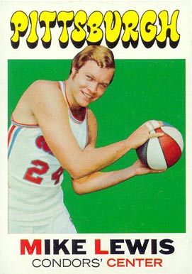 1971 Topps Mike Lewis #189 Basketball Card