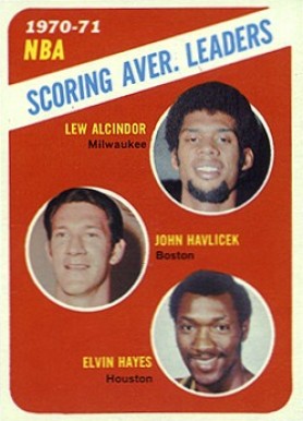 1971 Topps NBA Scoring Avg. Leaders #139 Basketball Card