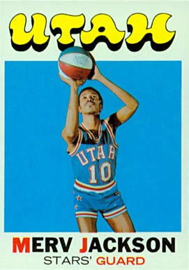 1971 Topps Merv Jackson #154 Basketball Card