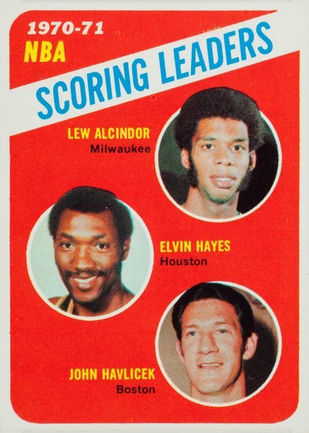 1971 Topps NBA Scoring Leaders #138 Basketball Card