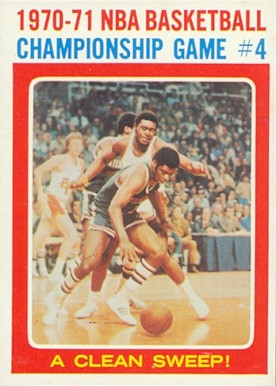 1971 Topps NBA Playoffs Game #4 #136 Basketball Card