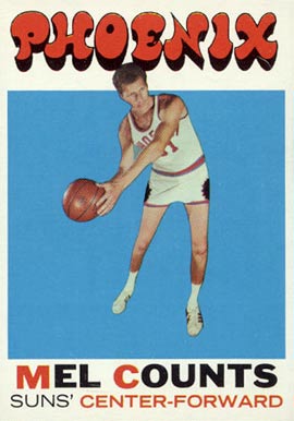 1971 Topps Mel Counts #127 Basketball Card