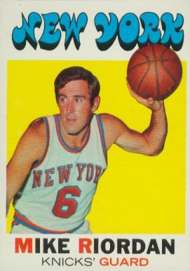 1971 Topps Mike Riordan #126 Basketball Card