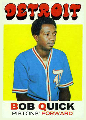 1971 Topps Bob Quick #117 Basketball Card