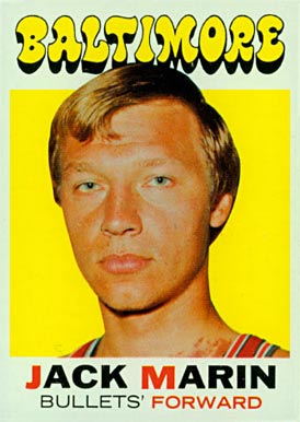 1971 Topps Jack Marin #112 Basketball Card