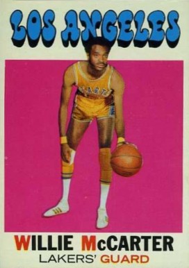 1971 Topps Willie McCarter #101 Basketball Card