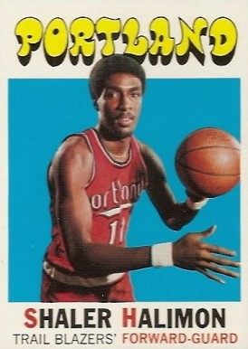 1971 Topps Shaler Halimon #89 Basketball Card