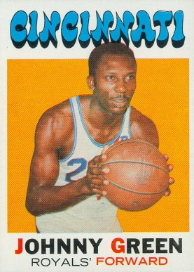 1971 Topps Johnny Green #86 Basketball Card
