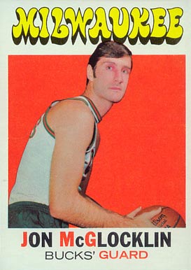 1971 Topps Jon McGlocklin #74 Basketball Card