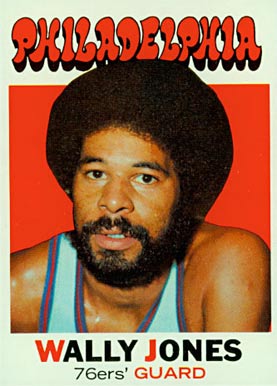 1971 Topps Wally Jones #42 Basketball Card
