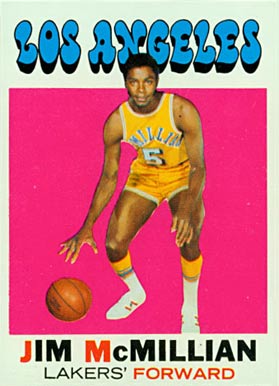 1971 Topps Jim McMillian #41 Basketball Card