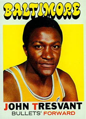 1971 Topps John Tresvant #37 Basketball Card