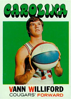 1971 Topps Vann Williford #229 Basketball Card