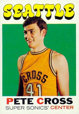1971 Topps Pete Cross #33 Basketball Card