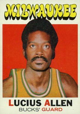 1971 Topps Lucius Allen #27 Basketball Card