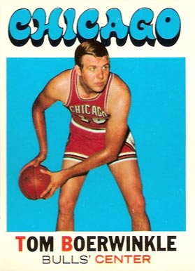 1971 Topps Tom Boerwinkle #15 Basketball Card